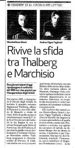 "La Stampa" - national newspaper- 27 Feb. 2009